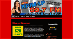 Desktop Screenshot of kpjm-fm.com